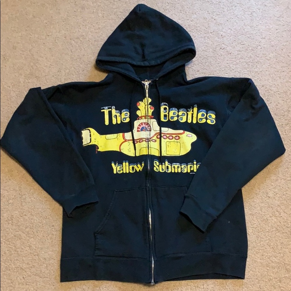 The Beatles yellow submarine zip up